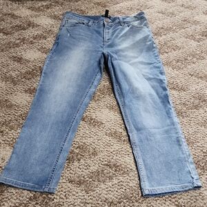Jones New York Blue Denim Capri Jeans